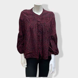 COUNTRY Road Animal‎ Print Blouse
